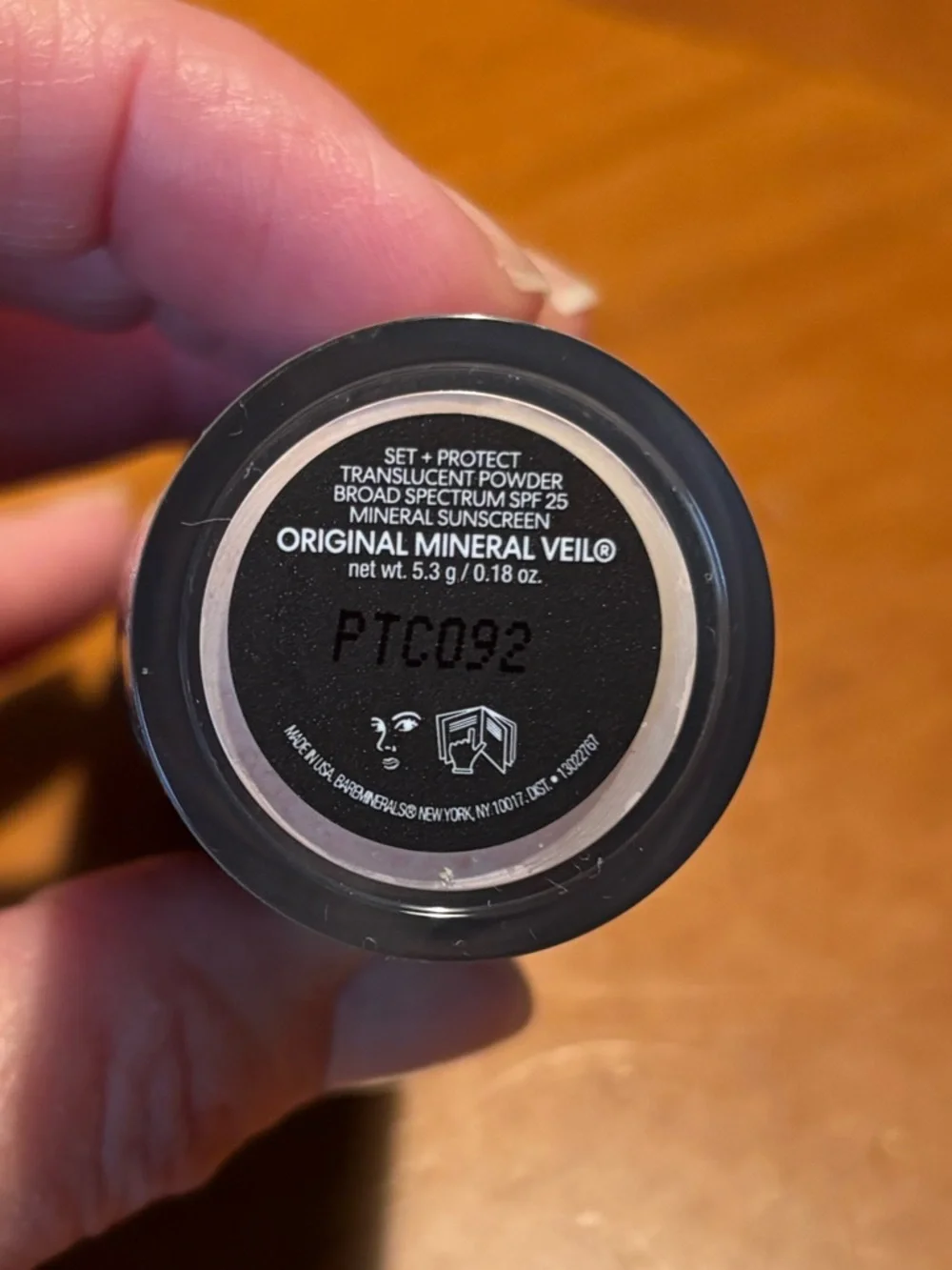 Bareminerals Original Mineral Veil Set + Protect Translucent Powder SPF 25